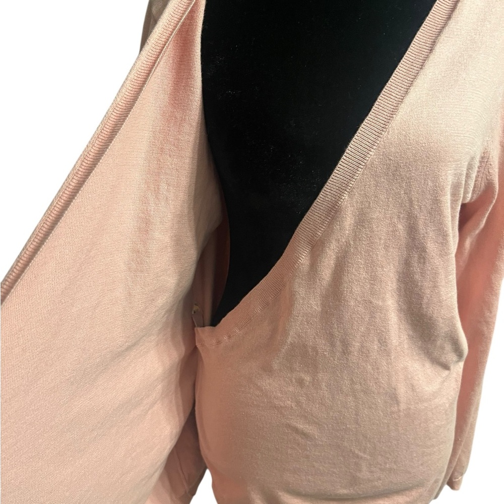 J.Crew Mercantile Pink Wrap Cardigan Sweater L - Picture 6 of 8